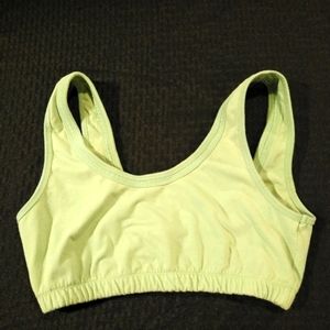 Organic cotton Sports Bra Made in USA organic athletic top fair trade bra